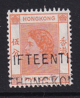 Hong Kong: 1954/62   QE II     SG178     5c     Used - Usati