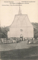 CPA NOUVELLE CALEDONIE - Une Eglise De Missionnaires à Noumea - Collection Daras à Thio - Nueva Caledonia