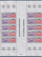 Wallis Et Futuna N°426 - Feuille Entière - Neuf ** Sans Charnière - Bdf B/TB Sinon TB - Unused Stamps