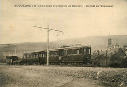 Rougemont Le Château * Le Départ Du Tram Tramway * La Station * Ligne Chemin De Fer - Rougemont-le-Château