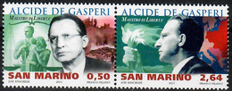 2011 Alcide De Gasperi Sas 2339-40 / Mi 2494-5 / YT 2290-1 / Sc 1854 MNH / Neuf Sans Charni / Postfrisch [ls99] - Ongebruikt