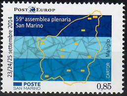 2014 PostEurop 59a Assemblea Plenaria Sas 2437 / Mi 2594 / YT 2400 / Sc 1911 MNH / Neuf Sans Charni / Postfrisch [ls99] - Ongebruikt