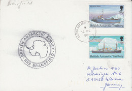 British Antarctic Territory (BAT)  Ca RRS Bransfield Card Ca Signy 12 FE 1996 (AT192) - Storia Postale