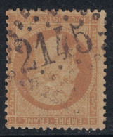 EMPIRE - N°21 - OBLITERATION LOSANGE - GC2145 - LYON - RHONE - COTE TIMBRE 10€. - 1862 Napoleon III