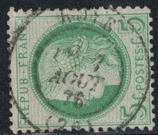 CERES - N°53 - OBLITERATION CACHET A DATE - ROYE - SOMME - COTE TIMBRE 10€. - 1871-1875 Ceres