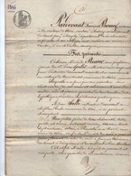 VP21.158 - NERE - Acte De 1847 - Vente De Terre Sise à NERE Par Mme ROSIER - GRELLET à Mr J. SALLE - Manuscrits
