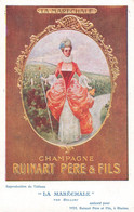 CPA Publicité - Champagne Ruinart - La Maréchale - Par Belloni - - Advertising