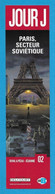 Marque Page Delcourt.  BD.  Jour J.  Paris, Secteur Soviétique.    Duval & Pécau - Séjourné.    Bookmark. - Marque-Pages