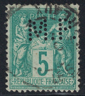 SAGE - N°75 - PERFORATION - M.P. - 1876-1898 Sage (Type II)