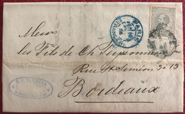 Pays-Bas N°22 Sur Lettre D'Amsterdam 9.2.1886 - (A574) - Cartas & Documentos