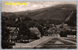 Jonsdorf - S/w Hotel Dammschenke Mit Buchberg 1   Zittauer Gebirge - Jonsdorf