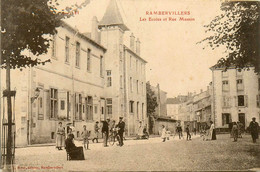 Rambervillers * Vue Sur Les écoles Et La Rue Masson * Groupe Scolaire - Rambervillers