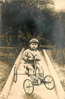 Jouet Ancien Anfants * Carte Photo * Voiture Quatre Roues Cycle * Jeu Jeux Jouets Enfant - Juegos Y Juguetes