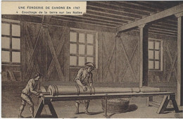 UNE FONDERIE DE CANONS EN 1767   COUCHAGE DE LA TERRE - Matériel