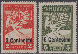 Espressi Serie Completa Sass 4 MNH** CV 150 - Ocupación Austriaca