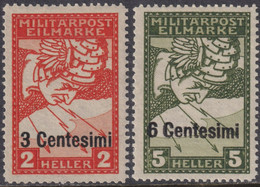 Espressi Serie Completa Sass 4 MNH** CV 150 - Oostenrijkse Bezetting