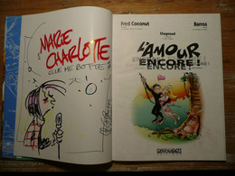 L AMOUR ENCORE FRED COCONUT BARROS DEDICACE NOMINATIVE COCONUT 2002 EDITION ORIGINALE GRAFOUNIAGES - Autographs