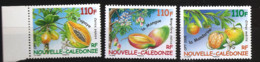 Nouvelle-Calédonie 2008 N° 1041 / 3 ** Fruits Tropicaux, Mangue, Fleurs, Papaye, Mandarine, Citrus, Manguier, Papayer - Ungebraucht