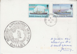 British Antarctic Territory (BAT)  Card Ca Halley 10 FE 1997 (AT199) - Briefe U. Dokumente