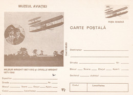 A22825 - WILBUR WRIGHT AND ORVILLE WRIGHT  POSTAL STATIONERY UNUSED GOOD SHAPE REPUBLICA SOCIALISTA ROMANIA - Ganzsachen