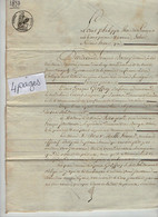 VP21.163 - NERE - Acte De 1837 - Obligation Par Mme & Mr GEOFFROY à Mme RANGEARD - Manuscrits