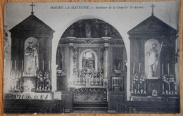 53 : Madré-la-Mayenne - Intérieur De La Chapelle St-Aubert - (n°25123) - Argentre