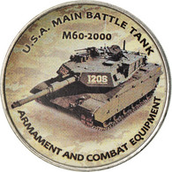 Monnaie, Zimbabwe, Shilling, 2019, Tanks - M60-2000, SPL, Nickel Plated Steel - Zimbabwe