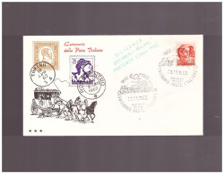 Italia -  1962  100° Poste Italiane  Diligenza Brennero Milano - Diligences