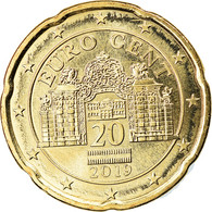 Autriche, 20 Euro Cent, 2019, SPL, Laiton, KM:New - Autriche