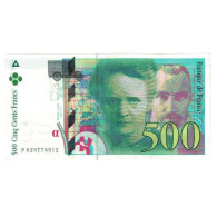 France, 500 Francs, Pierre Et Marie Curie, 1994, P029776912, SUP, Fayette:76.01 - 500 F 1994-2000 ''Pierre Et Marie Curie''