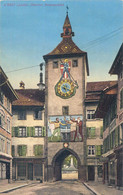 Postcard Switzerland Liestal Obertor Innenansicht - Liestal