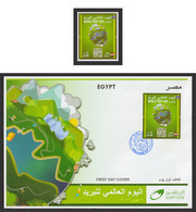 Egypt - 2022 - FDC - ( UPU - World Post Day ) - Brieven En Documenten