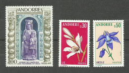 Andorre Français N°228 à 230 Neufs** Cote 4.70€ - Unused Stamps