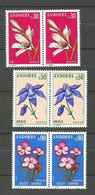 Andorre Français N°229 à 231 Neufs** Cote 6.90€ - Unused Stamps