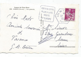 MOISSONNEUSE 12FR CARTE DAGUIN HEX ISERAN 2770 COL DE L'ISERAN 1959 SAVOIE - 1957-1959 Reaper