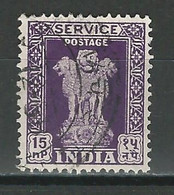 India Mi D137 I, SG O171 O Used - Timbres De Service