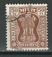 India Mi D162Y, SG O196 O Used - Dienstzegels