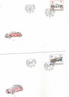 Year 1994 - Veteran Cars, Set Of 3 FDC's - FDC