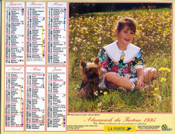 Almanach PTT - Oller - Yvelines - 1995 - Tamaño Grande : 1991-00