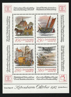 1986 Hafnia Michel DK BL5 Stamp Number DK 791 Yvert Et Tellier DK BF6 Xx MNH - Blocks & Kleinbögen