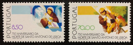 PORTUGAL, **MINT, Uncirculated Full Set, 2 Vls. « Santo António De Lisboa », 1981 - Unused Stamps