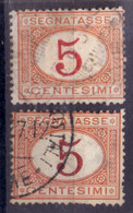 ITALIA -  REGNO  - Segnatasse  5 C. - O - Taxe