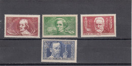 France - Année 1936 - Neuf** - N°YT 330/33 - Au Profit Des Chômeurs Intellectuels - Unused Stamps