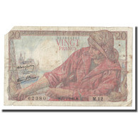 France, 20 Francs, Pêcheur, 1942, 1942-02-12, TB, Fayette:13.1, KM:100a - 20 F 1942-1950 ''Pêcheur''