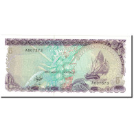 Billet, Maldives, 5 Rufiyaa, 1983, 1983-10-07, KM:10a, NEUF - Maldiven