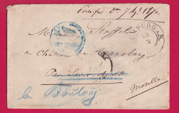 GUERRE 1870 PRISONNIER DE GUERRE HAMBURG PRUSSE ALLEMAGNE POUR ST AVOLD REEXP LE BOULAY MOSELLE 7.8.1870 LETTRE COVER - Krieg 1870