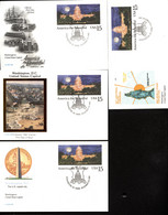 UX138 4 Postal Cards FDC 1989 - 1981-00