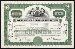 1956 Delaware: West Indies Sugar Corporation - Agricoltura