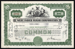 1956 Delaware: West Indies Sugar Corporation - Agriculture