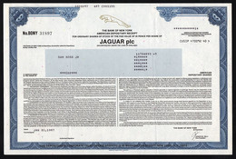 1987 England: Jaguar Plc - Automobile Company - Automobilismo